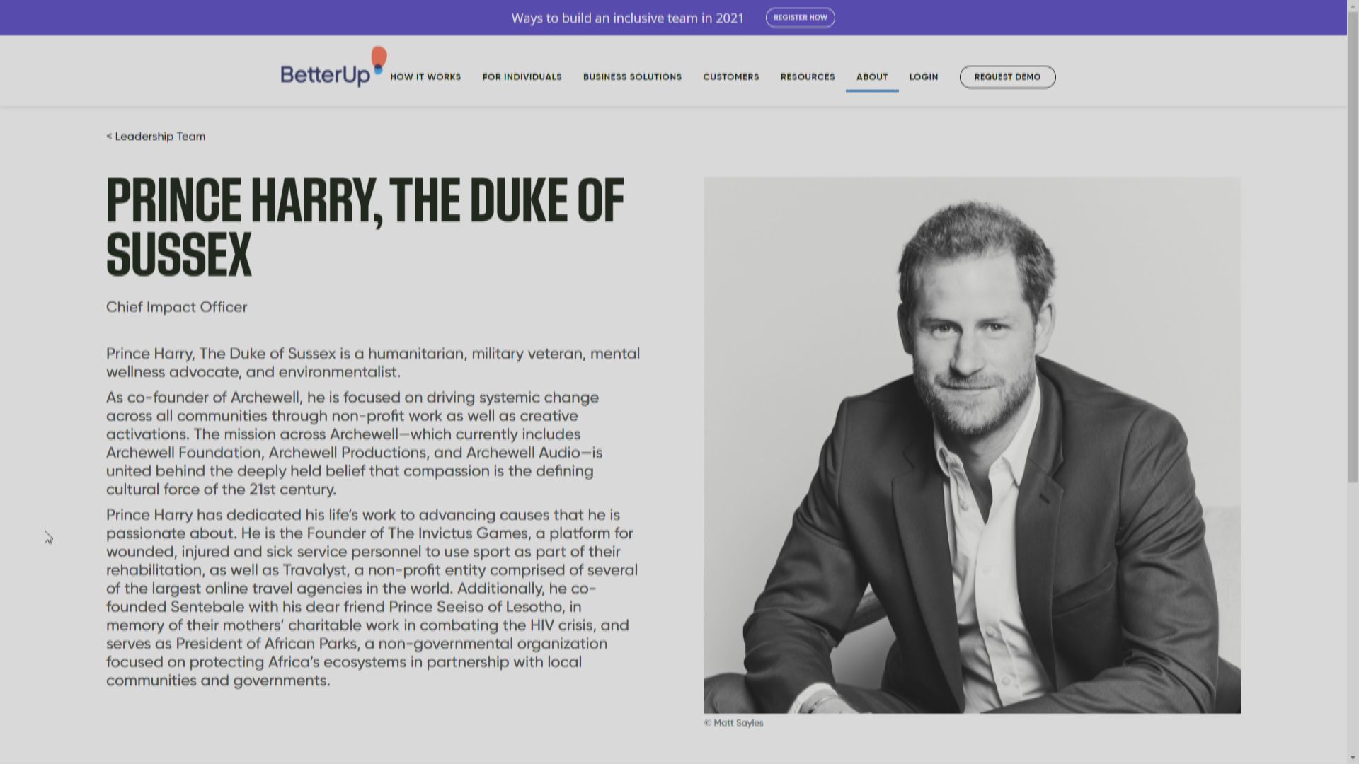 【環球薈報】哈里獲矽谷初創企業聘為首席影響力主任