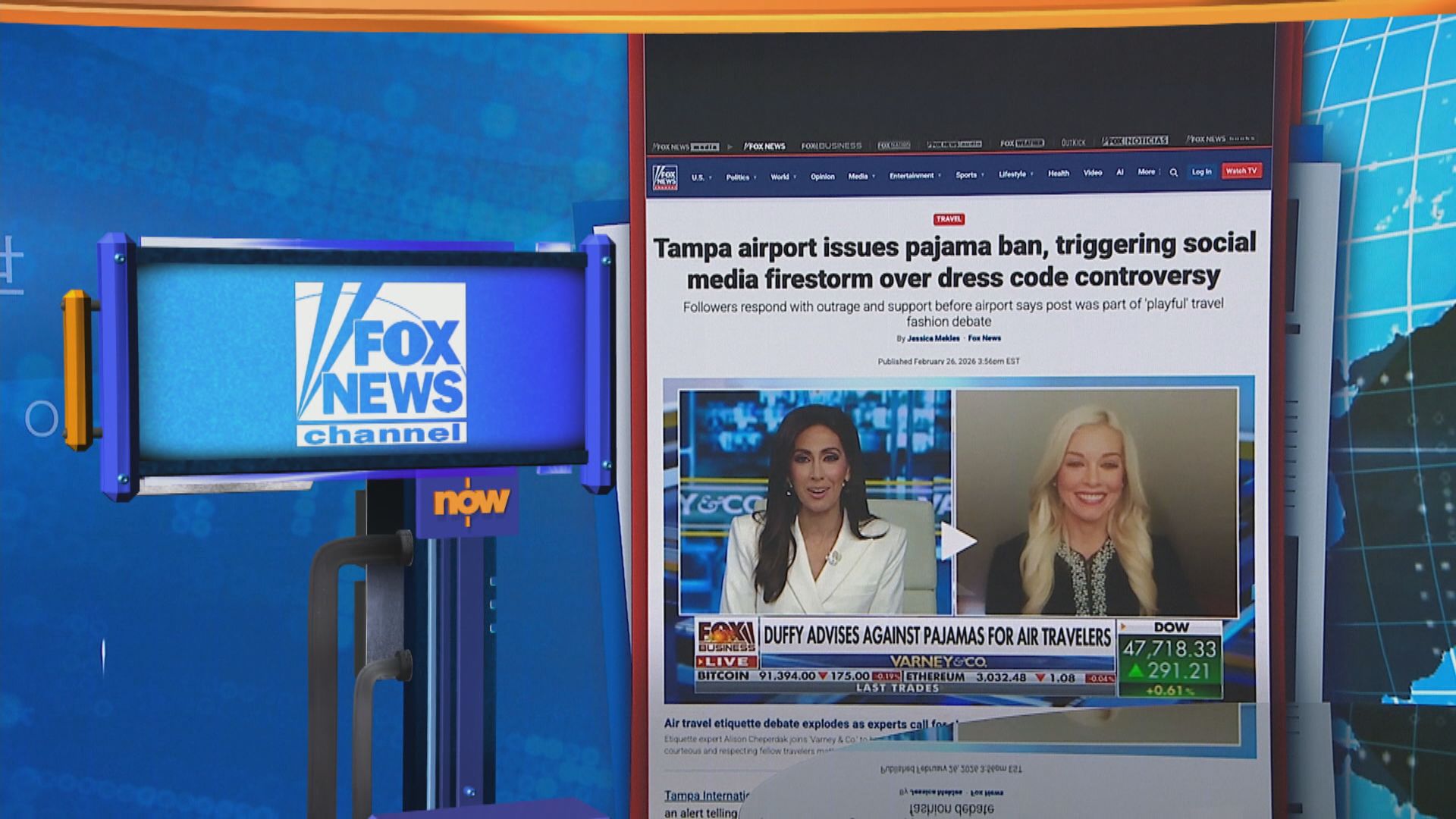 世味天下｜坦帕灣機場戲稱要禁止旅客穿睡衣　運輸部長「讚好」