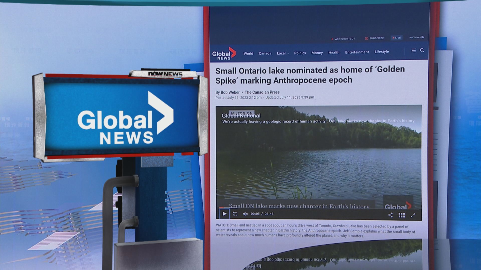 【環球薈報】多倫多近郊克勞福德湖或見證人類世誕生