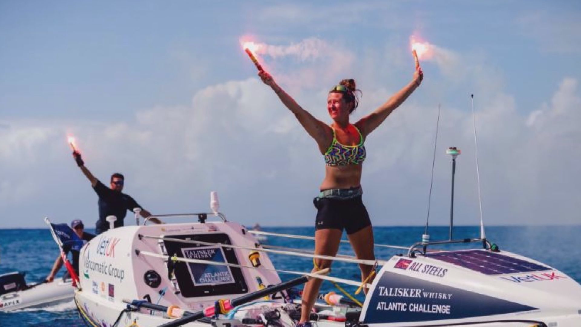 【環球薈報】英國21歲女子破划船橫渡大西洋最年輕女性紀錄