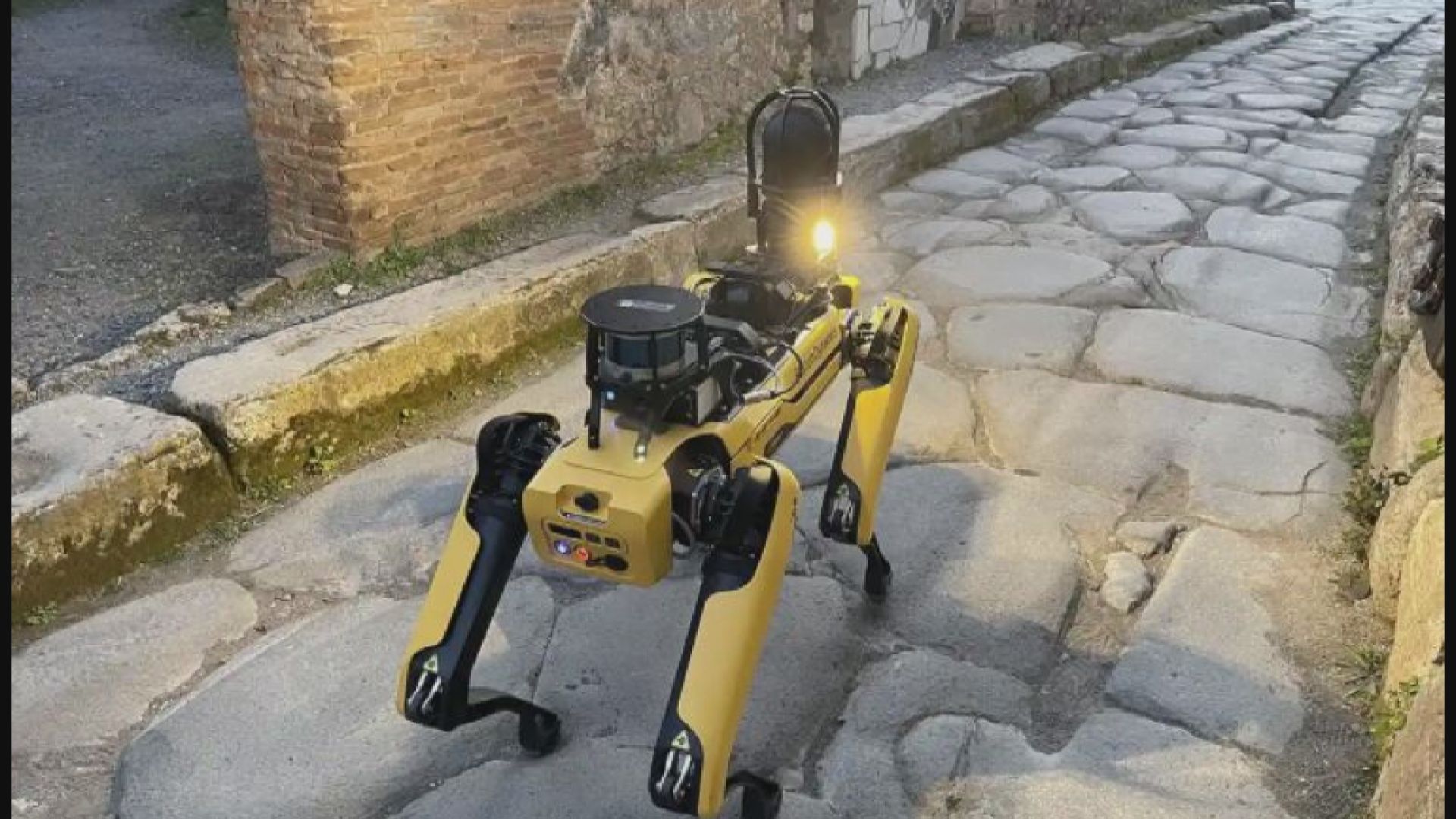 【環球薈報】龐貝古城引入機械狗巡邏　協助檢查結構安全和防盜