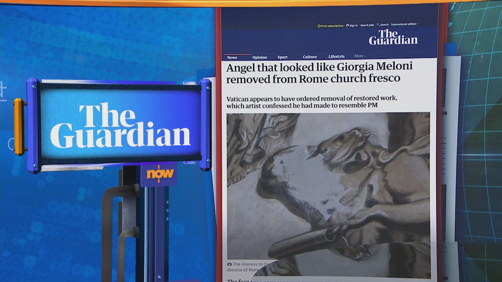 世味天下｜羅馬教堂壁畫與梅洛尼「撞樣」　藝術家終認畫中人是梅洛尼