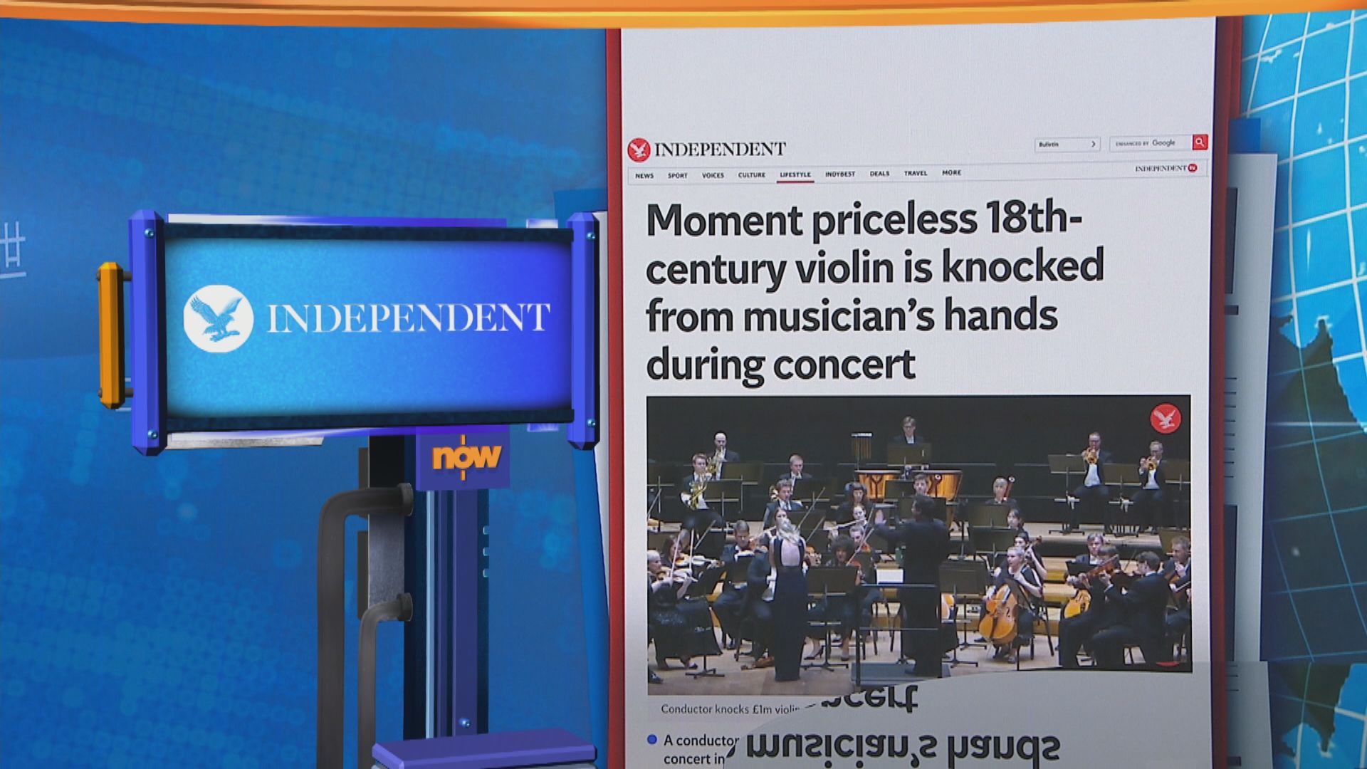 世味天下｜逾百萬歐元古董小提琴遭指揮撞飛　幸損毀輕微已完全修復