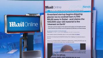 【環球薈報】格陵蘭開採冰川冰塊運到迪拜調製雞尾酒