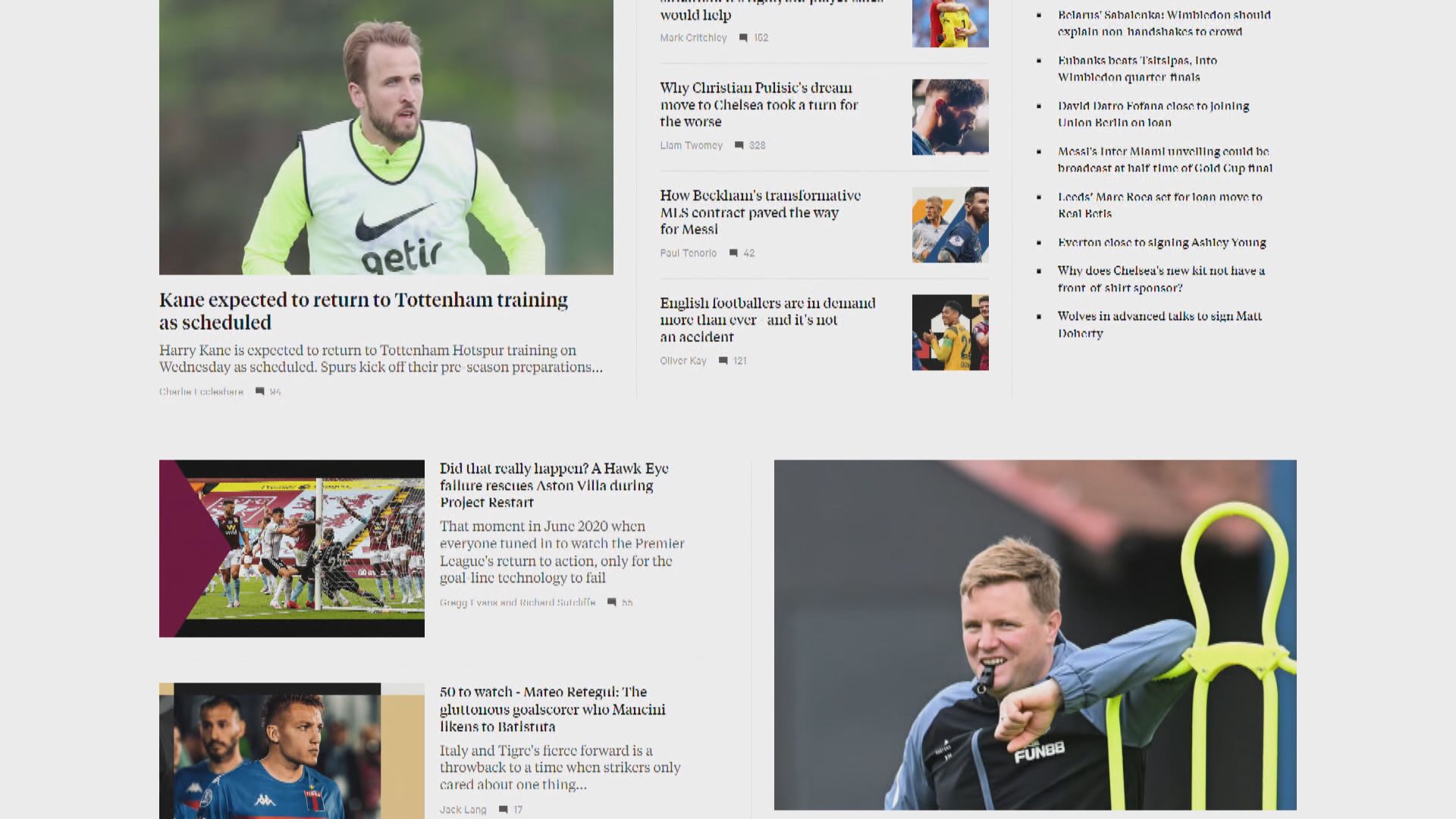 【環球薈報】《紐約時報》宣布取消體育部　改由子公司供稿