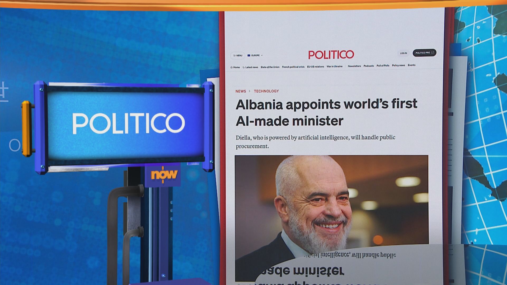 世味天下｜阿爾巴尼亞任命人工智能出任部長　處理投標工作
