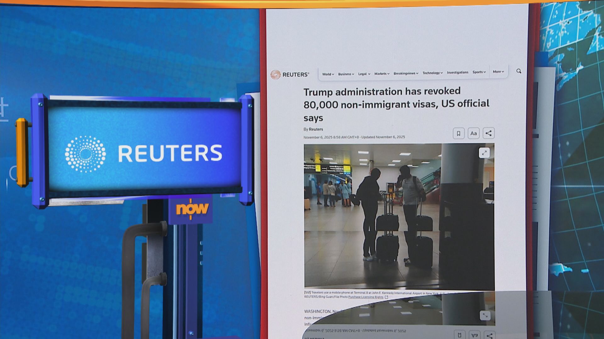 世味天下｜特朗普上台後美國已取消8萬個非移民簽證