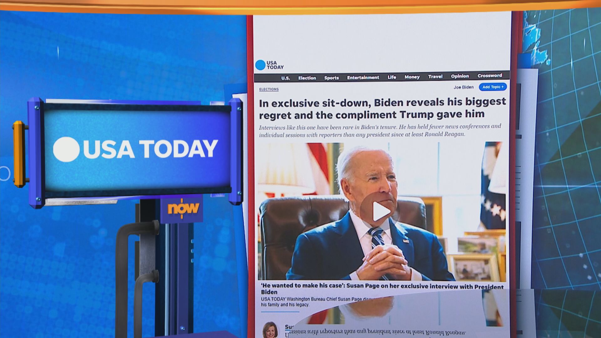 【世味天下】卸任在即受訪　拜登稱若沒退選可擊敗特朗普