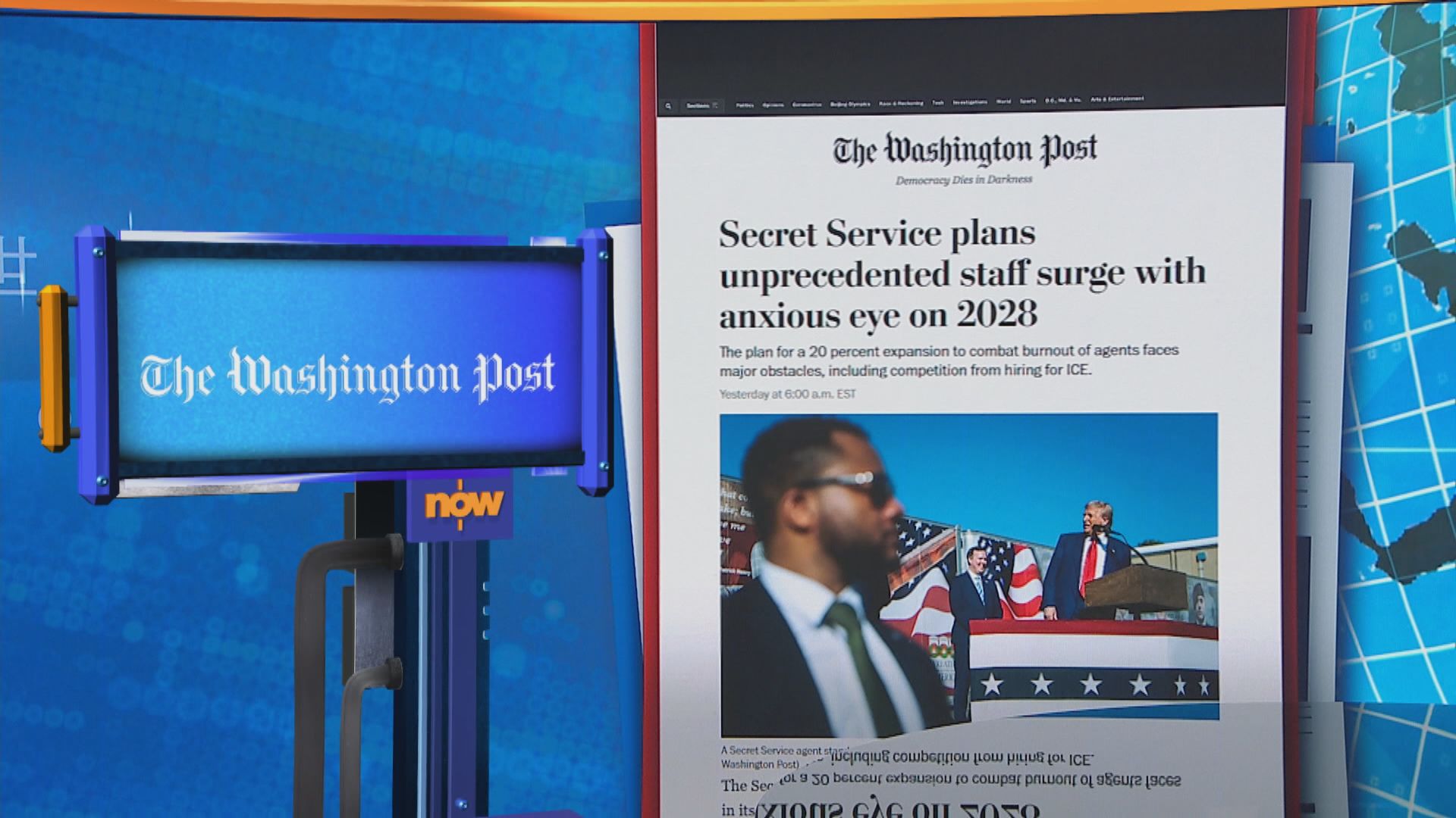 世味天下｜美國特勤局擬增聘四千人　應付2028年大選及奧運保安需求