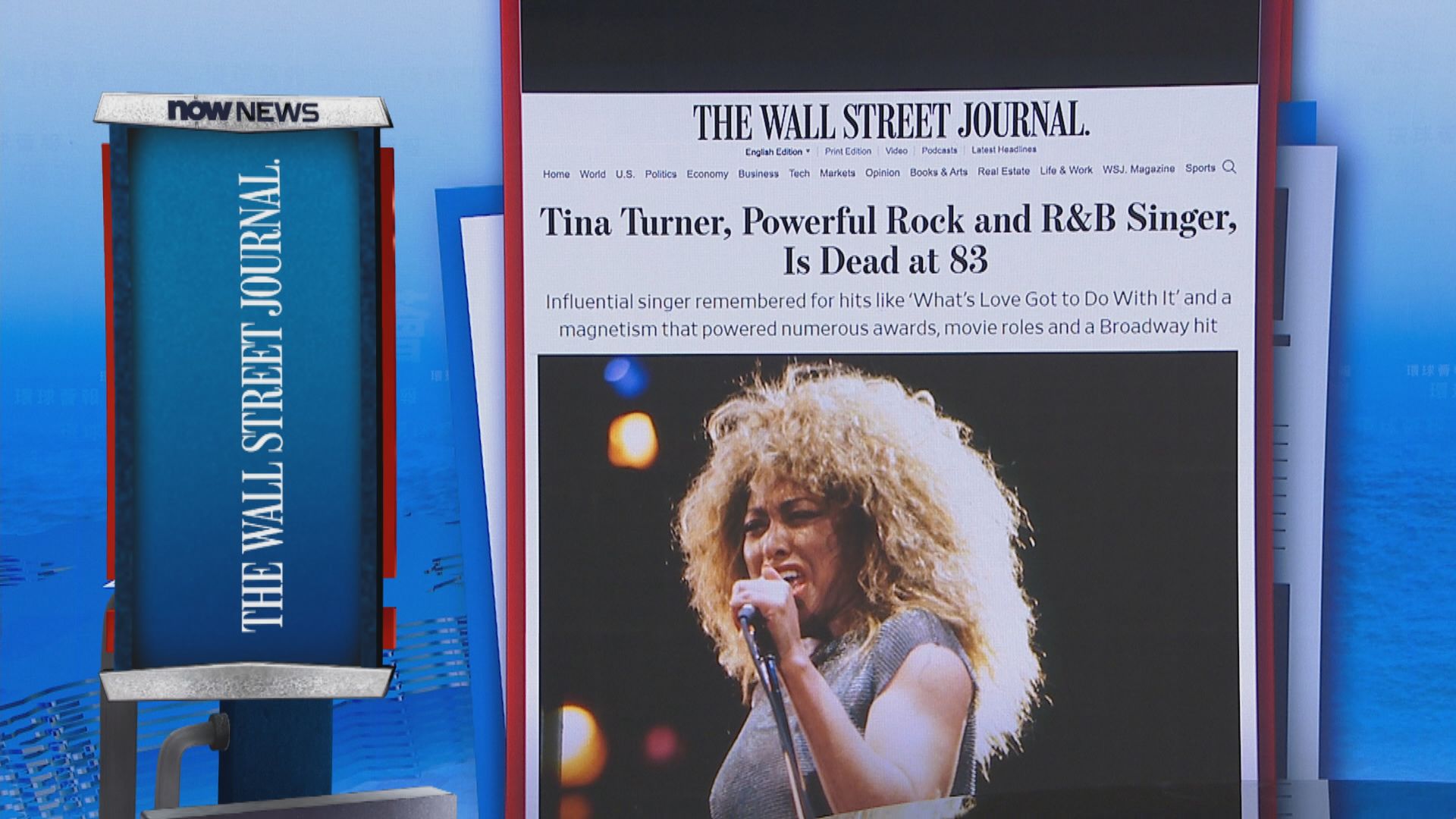 【環球薈報】搖滾天后Tina Turner病逝終年83歲