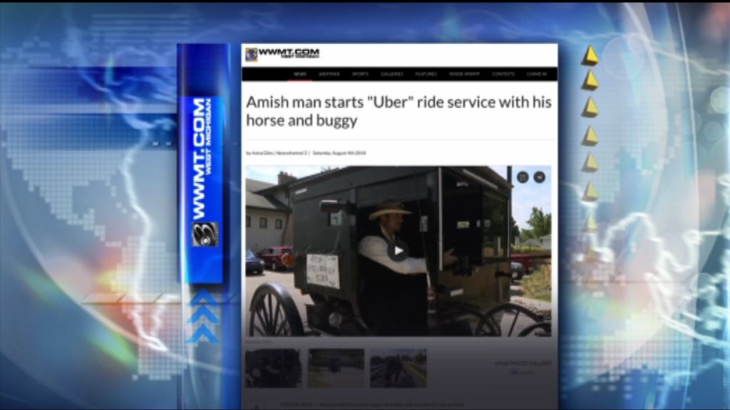【環球薈報】阿米希人推出馬車Uber服務
