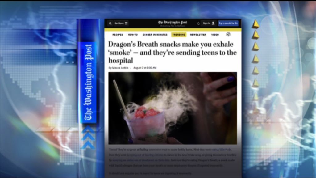 【環球薈報】外國有青少年進食急凍零食受傷