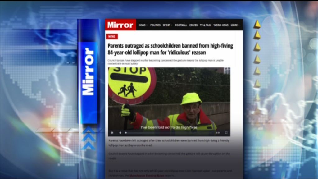 【環球薈報】禁交通指揮員與學生擊掌問好惹批評