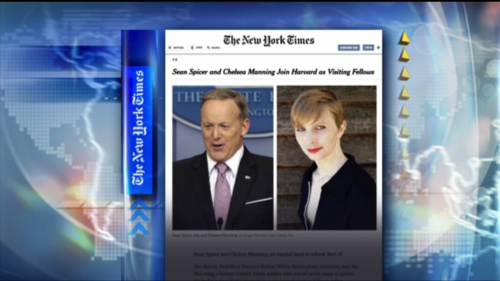 【環球薈報】斯派塞及曼寧獲聘哈佛訪問學者