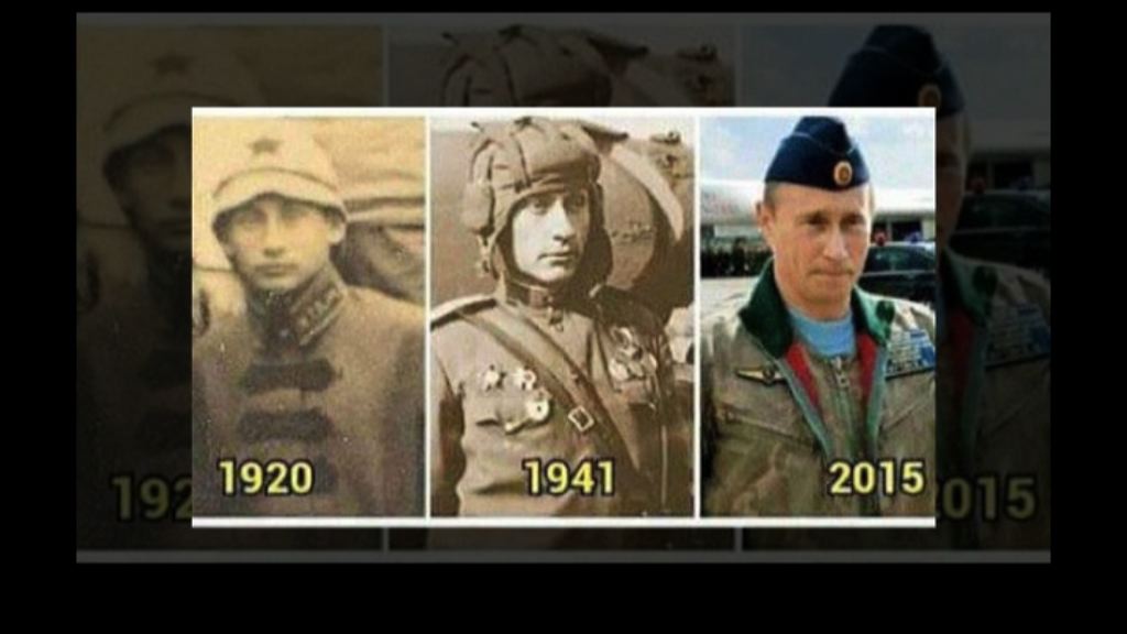 【環球薈報】普京樣子百年不變被諷穿越時空