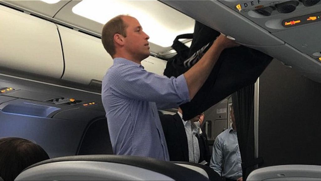 【環球薈報】威廉生日乘客機返英國顯疲累