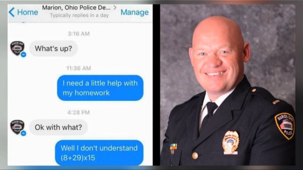 【環球薈報】女童數學功課遇困難向警察求助