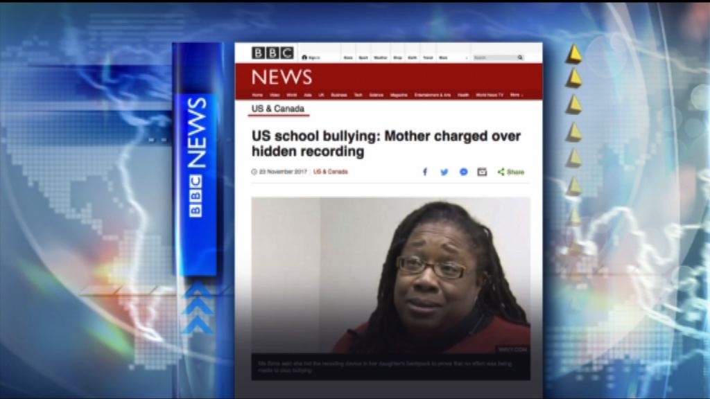 【環球薈報】女兒遭欺凌母親以錄音機蒐證被控