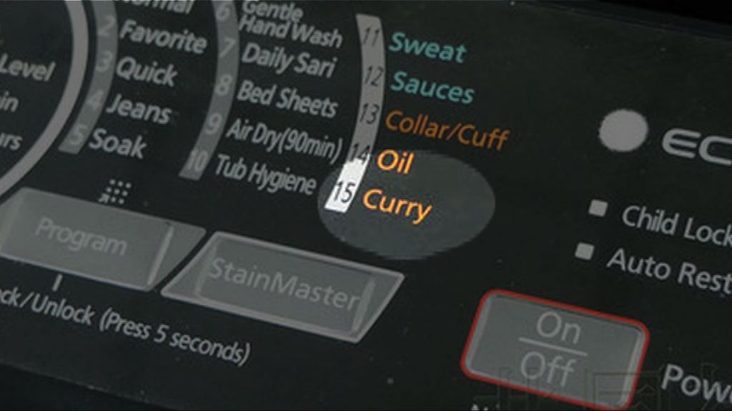 【環球薈報】松下印度推出去咖喱迹洗衣機