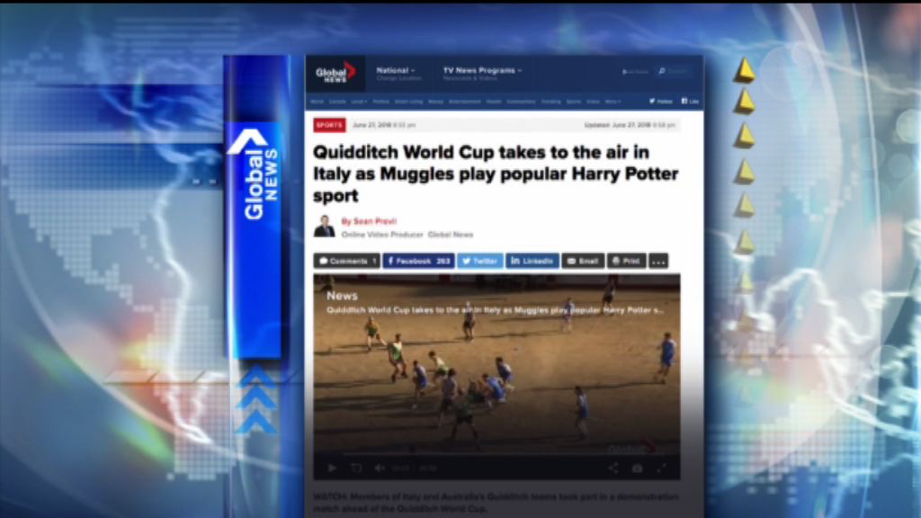 【環球薈報】意大利舉行「魁地奇」世界盃