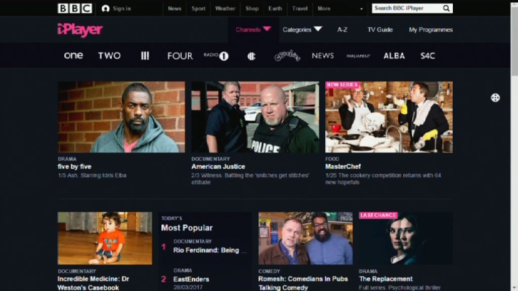 【環球薈報】年輕人轉投串流平台 BBC觀眾老化