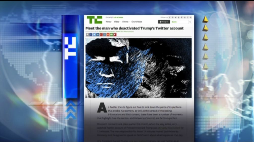 【環球薈報】曾關閉特朗普Twitter　青年：連串巧合