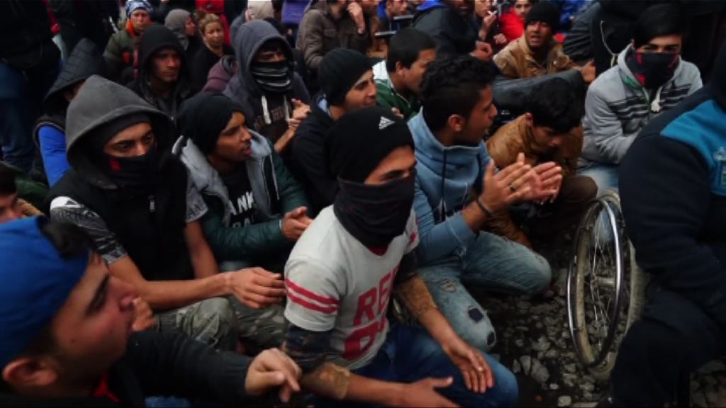 滯留伊多梅尼難民促馬其頓重開邊境