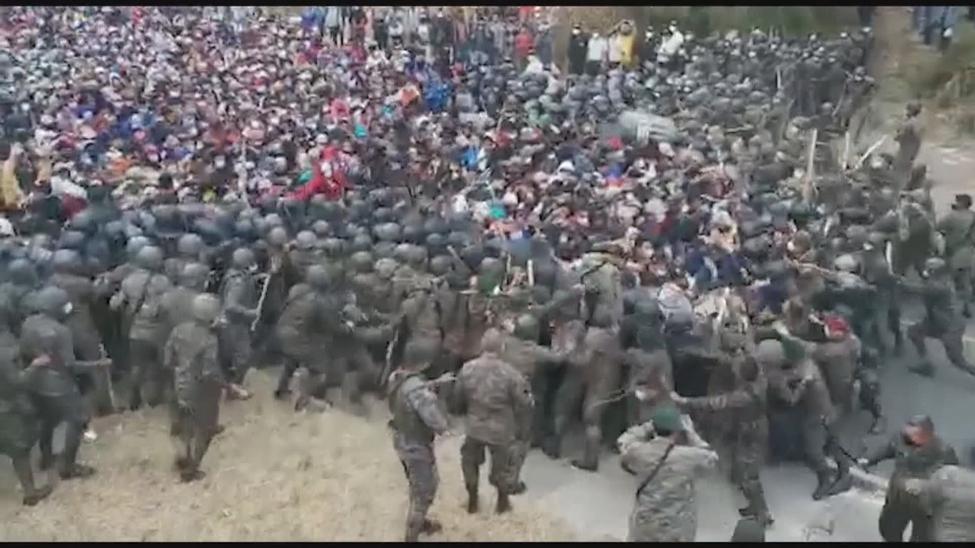 大批洪都拉斯人越境往美國　危地馬拉邊境爆衝突