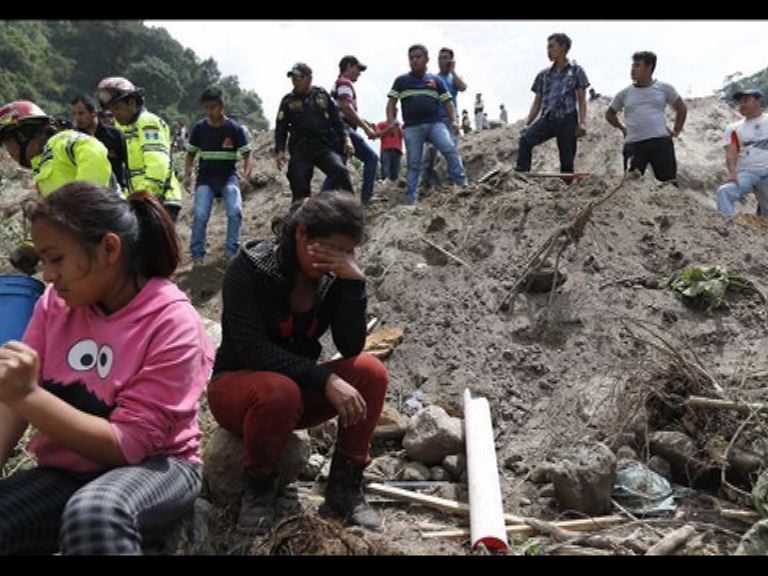 危地馬拉泥石流86死數百人失蹤