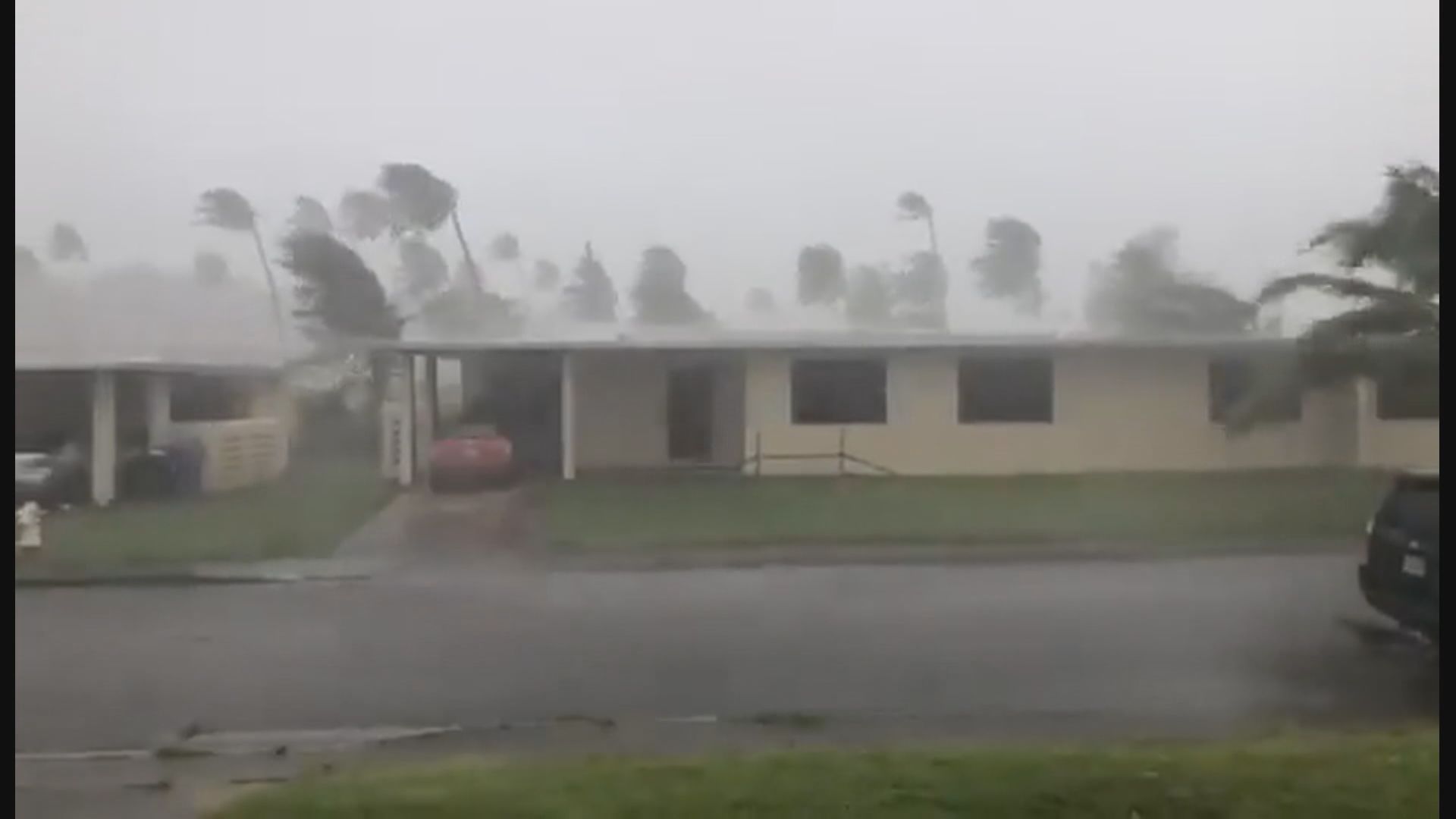 超強颱風「瑪娃」吹襲美國關島造成廣泛破壞