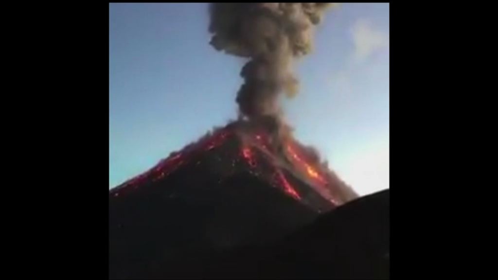 危地馬拉火山爆發逾20人死