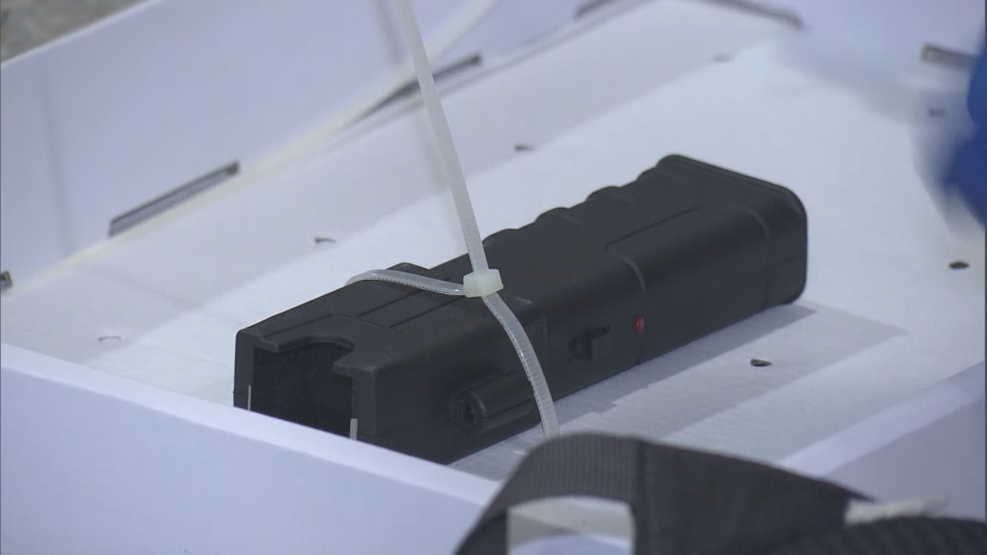 高鐵西九龍站售票大堂發現懷疑電槍