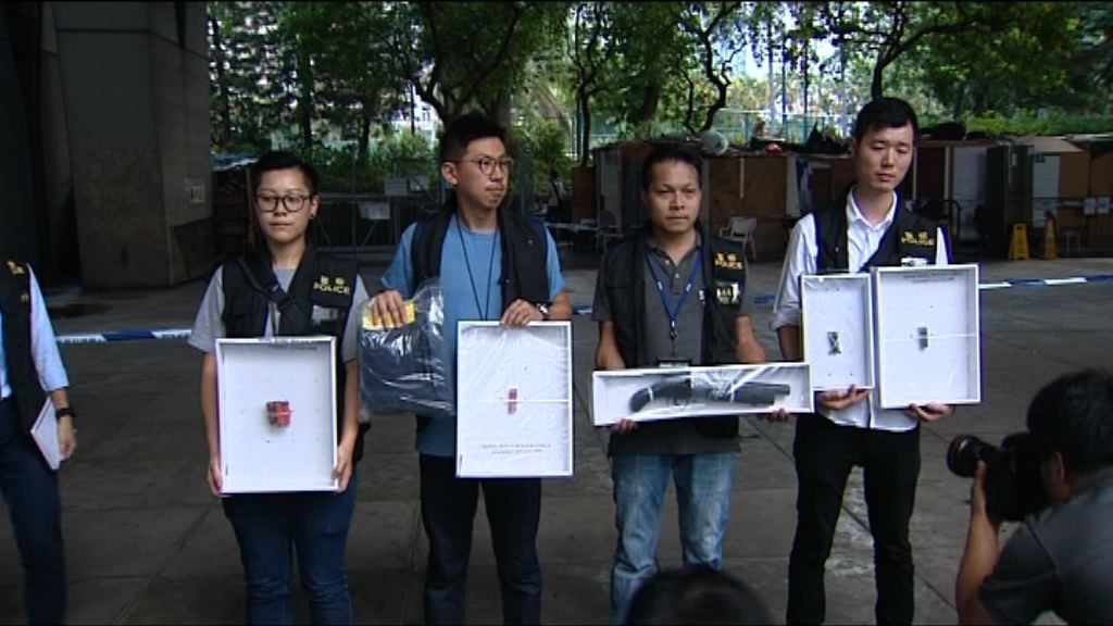 警方深水埗拘一男子涉藏有槍械