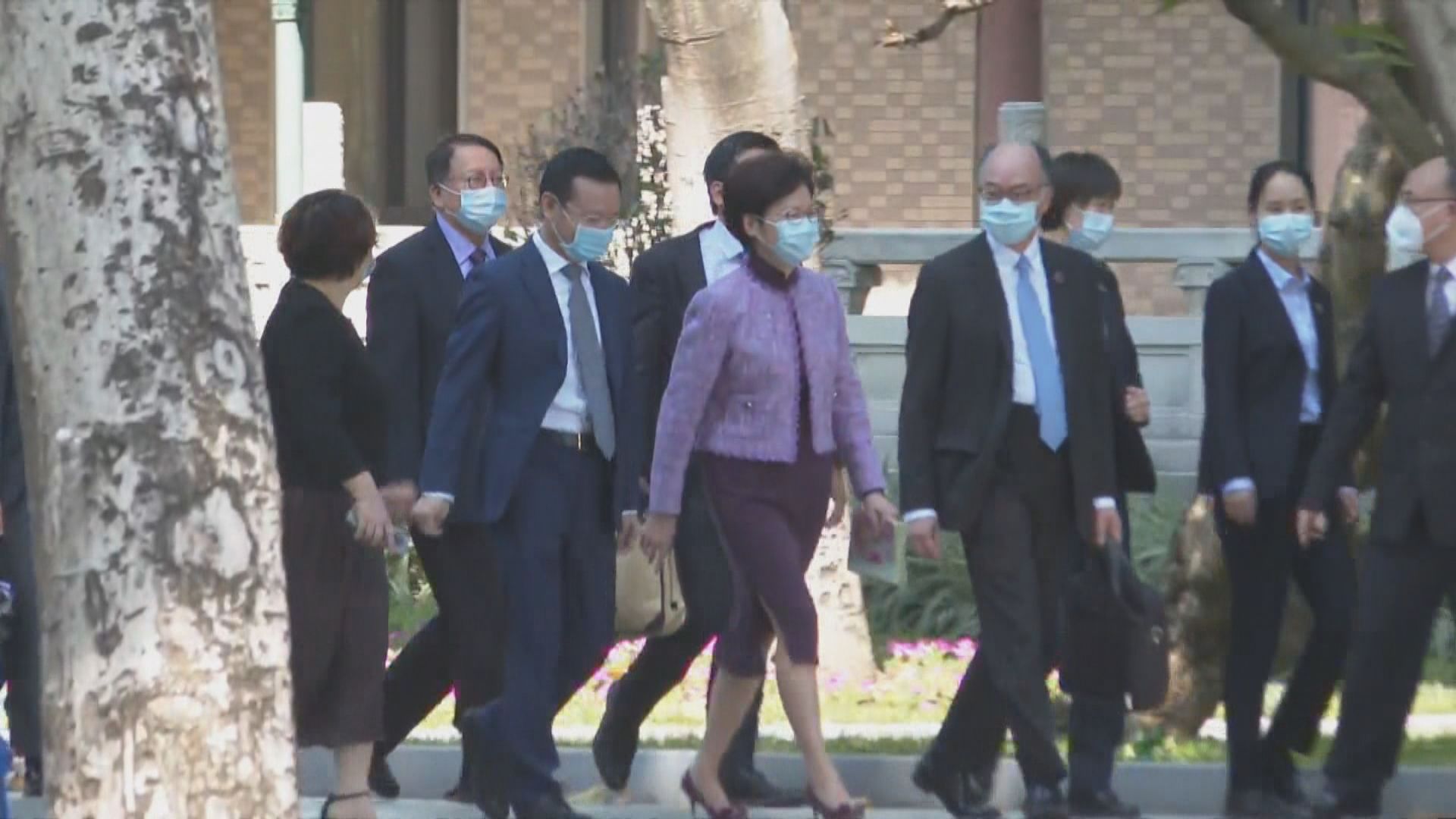 林鄭月娥與廣東省及深圳市官員會面商討合作