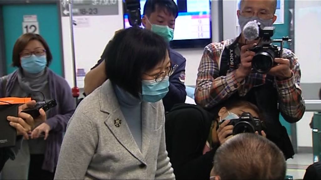 陳肇始到北區醫院急症室視察