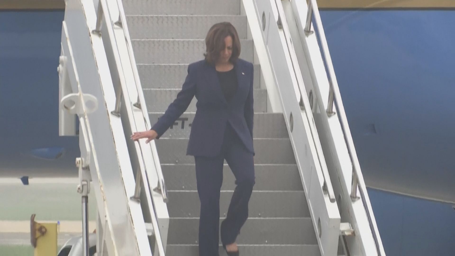 賀錦麗抵達南韓訪問　將與尹錫悅會面