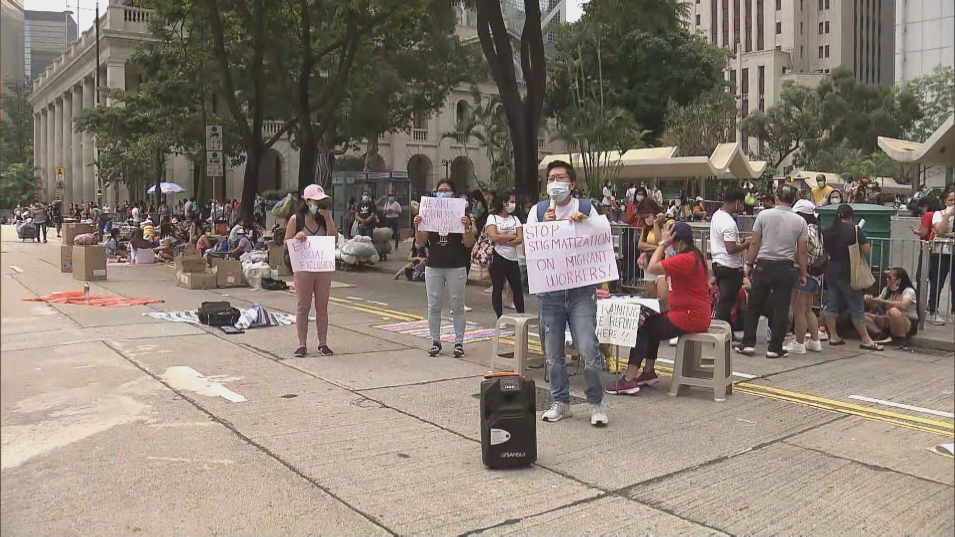 外傭強制檢測　有外傭認為措施是歧視