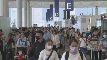 機場1月客運量按年增長一倍