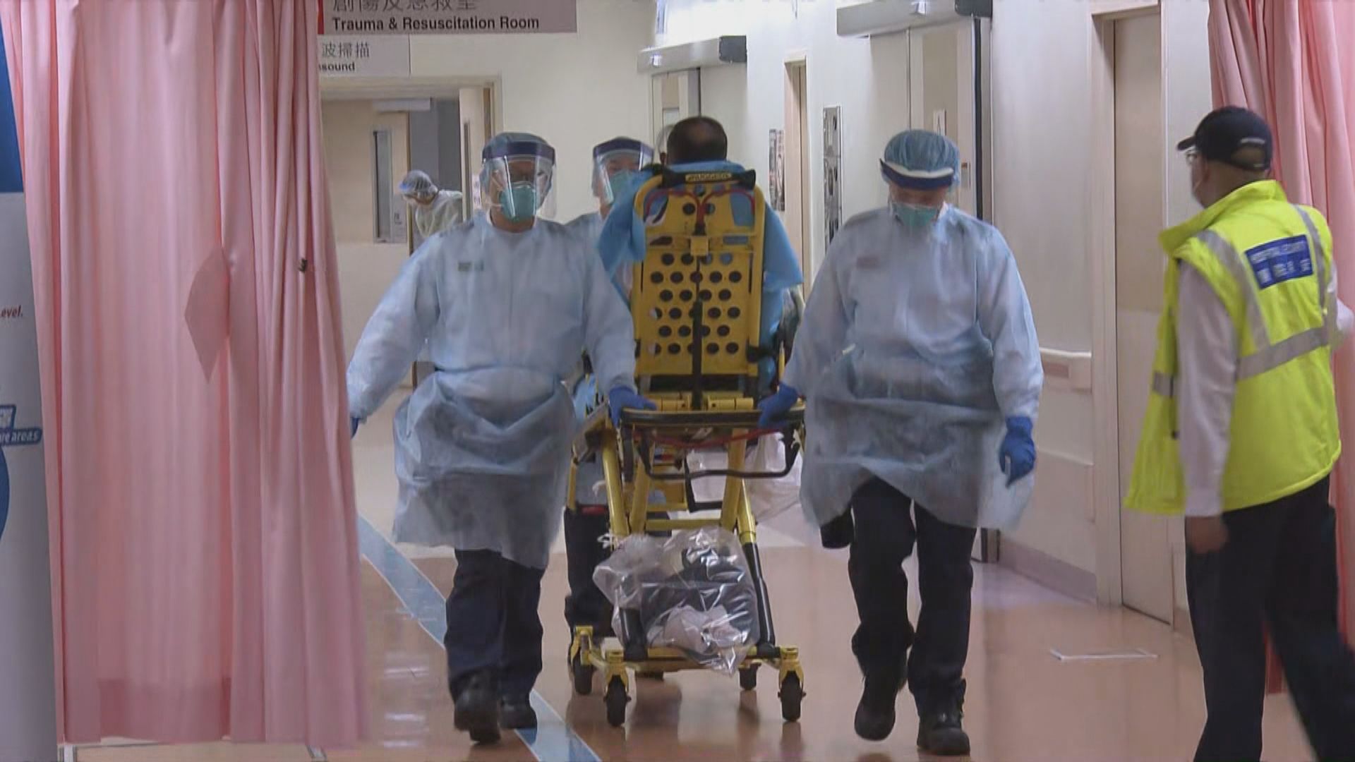 56歲威院病人對新型冠狀病毒呈陽性反應