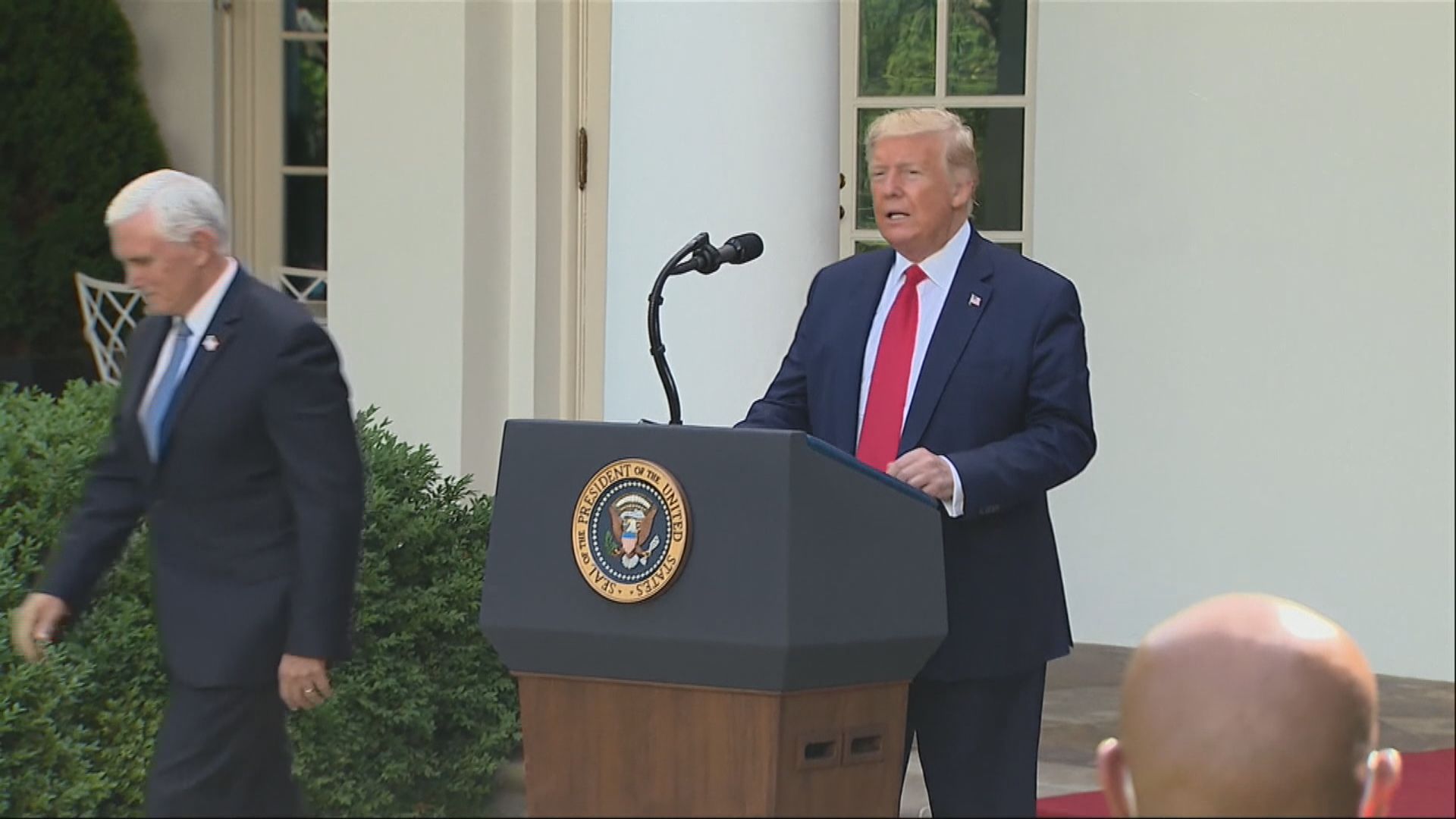 特朗普本周公布回應港區國安法措施　稱措施強而有力