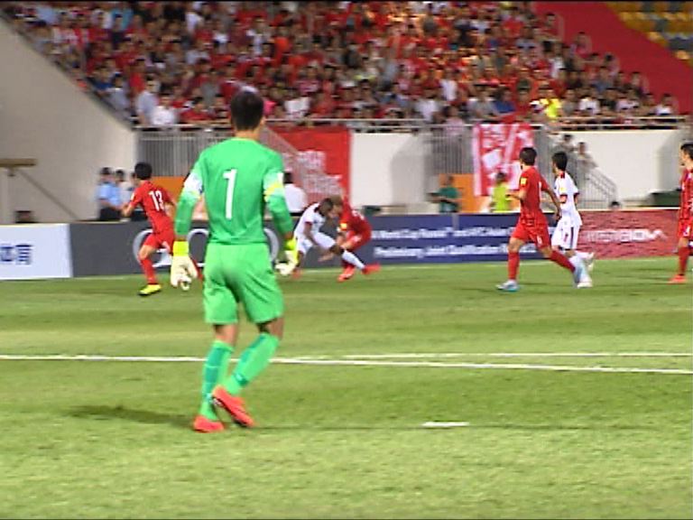 世盃外圍賽中港大戰旺角場舉行