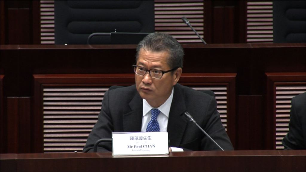 陳茂波：私人住宅增加　料對樓市構壓力