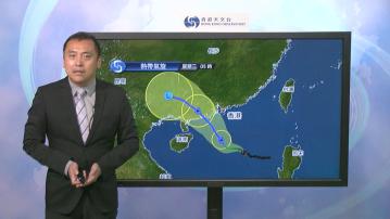 天文台午夜12時至凌晨3時改發三號強風信號