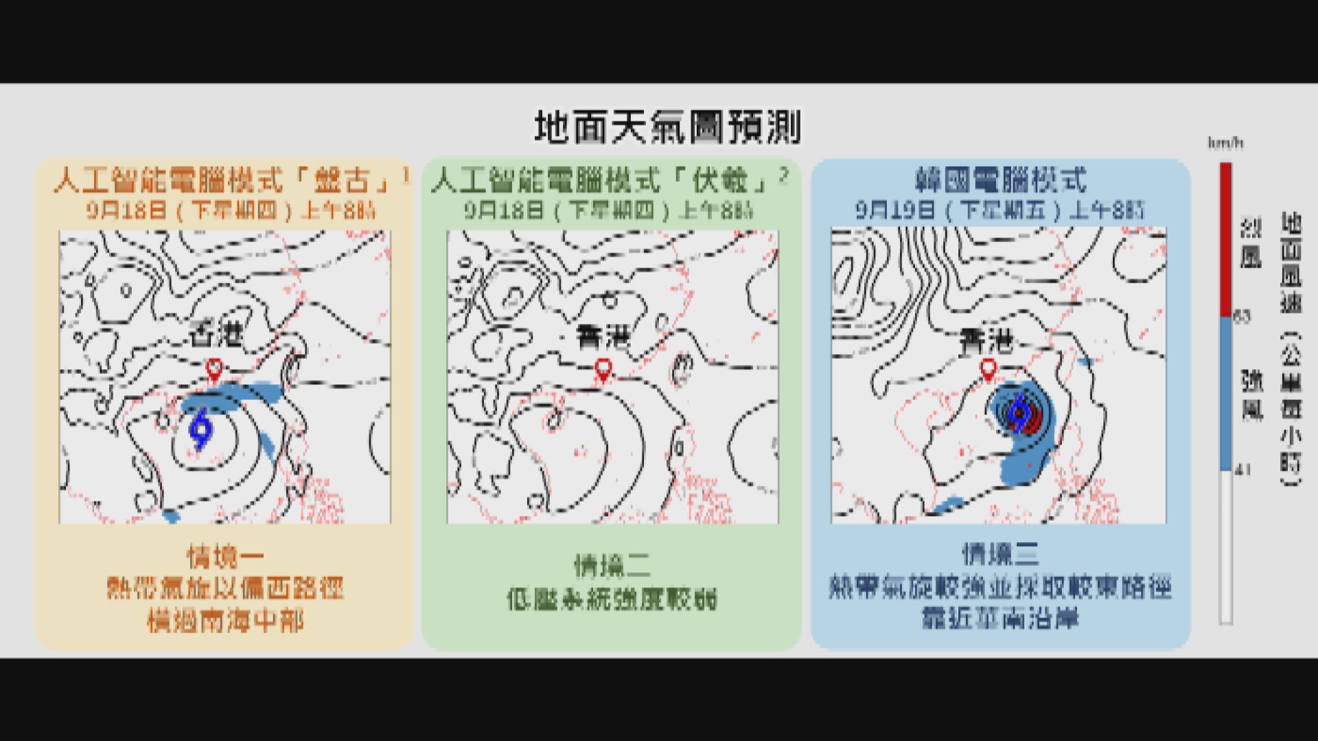 天文台指三個低壓系統　或影響未來一兩周天氣