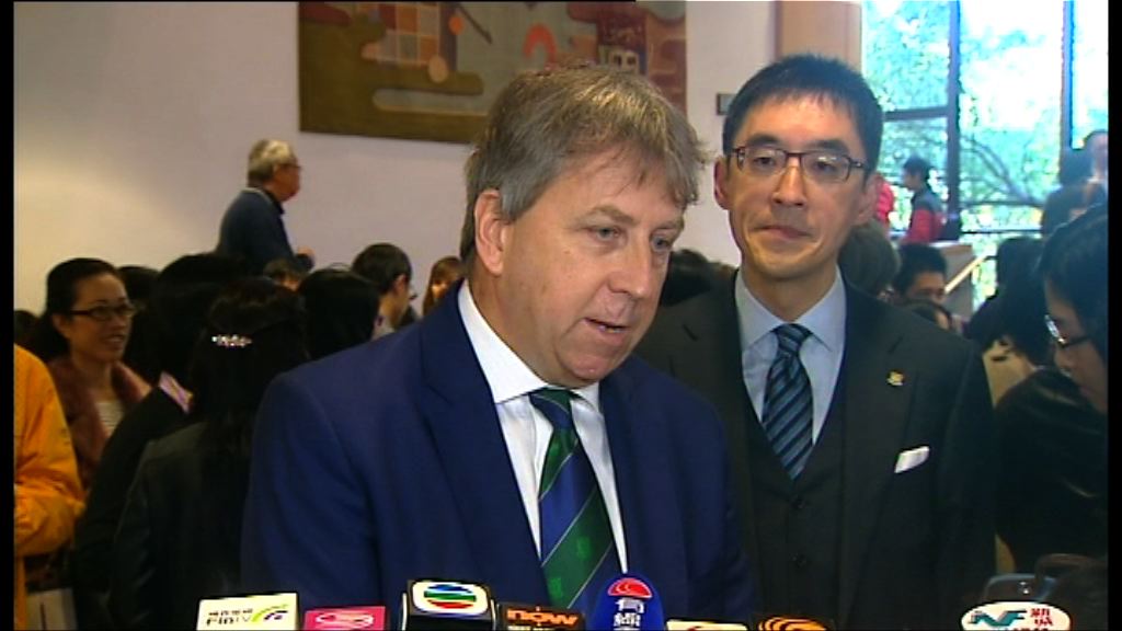 馬斐森：梁振英致力助大學籌款