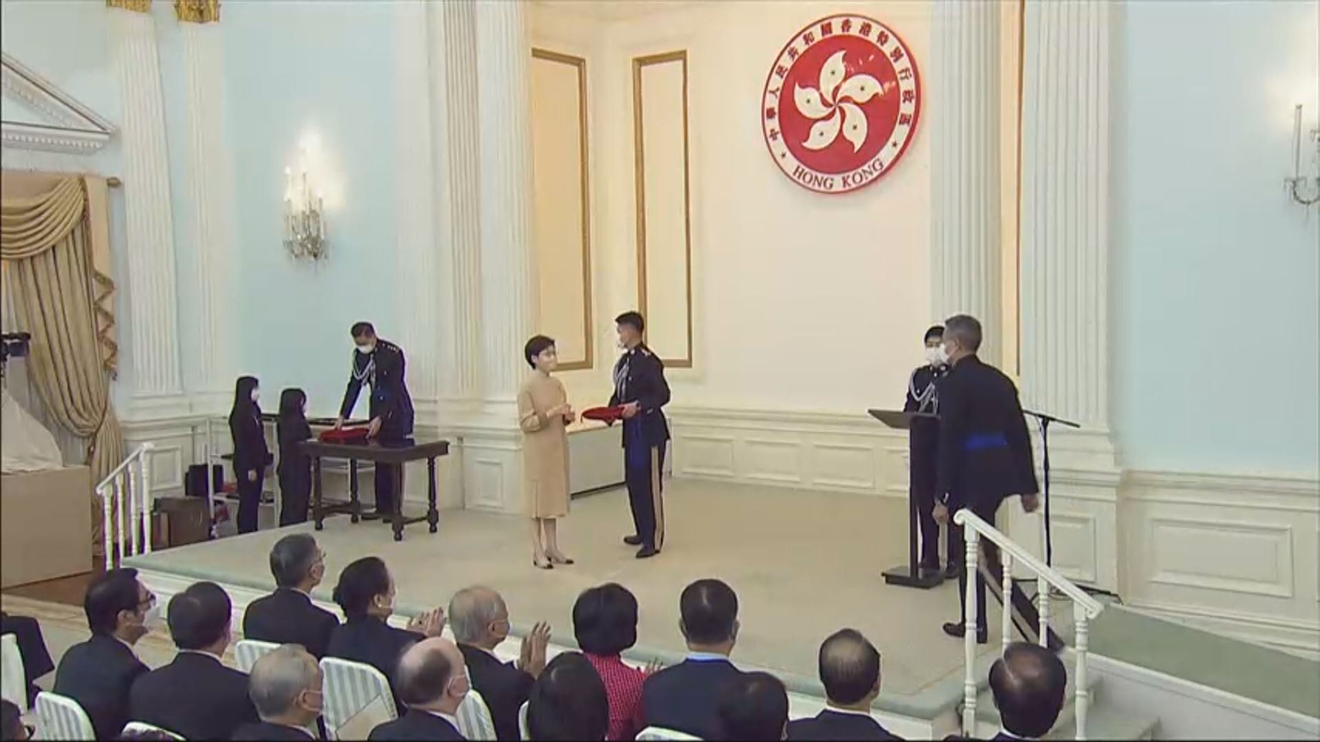 授勳典禮舉行　殉職水警林婉儀獲追授金英勇勳章