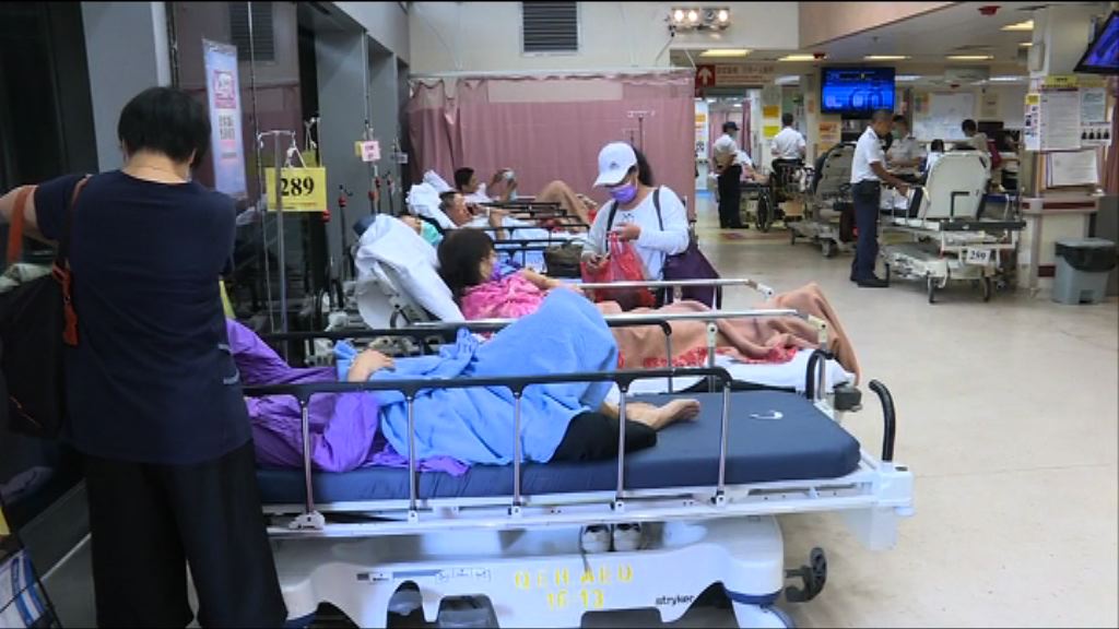 急症室超負荷　病人上病房要等24小時