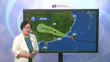 打風｜天文台：一號戒備信號今日餘下時間維持　會評估明早是否改發三號強風信號