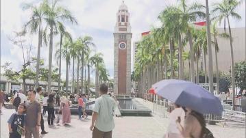 天文台錄得最高市區溫度達34.8度 今年最高溫紀錄