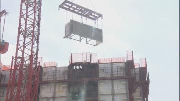 房委會示範安達臣道公營房屋組裝合成項目安裝